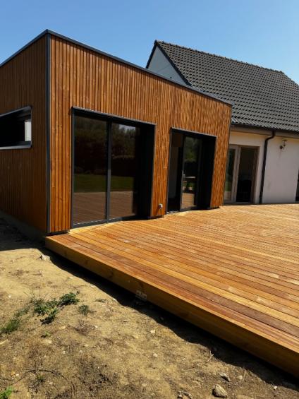 EXTENSION - TERRASSE - ISOLATION - TRAVAUXD D'INTERIEUR À MERLIMONT