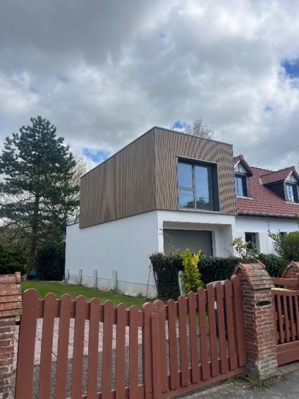 SURELEVATION EN OSSATURE BOIS SUR LA COMMUNE DE CUCQ - PROCHE DU TOUQUET