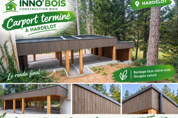 CARPORT TERMINE A HARDELOT...