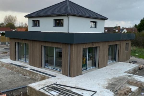 REVÊTEMENT D’UNE PARTIE DE FAÇADE À GROFFLIERS ( 62600)