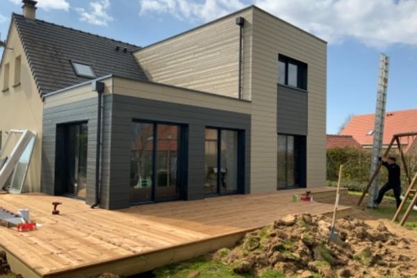 EXTENSION DE 70m2  CAMPIGNEULES LES PETITES (62170)