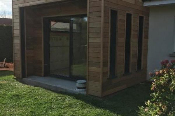 EXTENSION D'UNE MAISON EN OSSATURE BOIS A MERLIMONT (62155)
