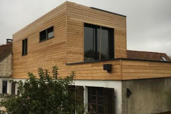 SURELEVATION D'UNE MAISON  EN OSSATURE BOIS A MAINTENAY (62870)
