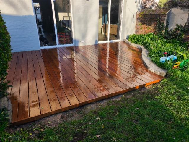 TERRASSE EN CUMARU A BERCK (62600) - 2 JOURS ET DEMI DE TRAVAIL