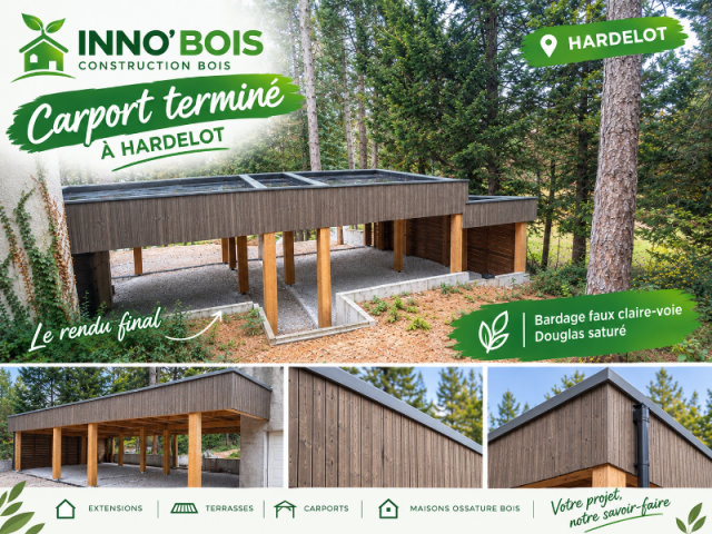 CARPORT TERMINE A HARDELOT...