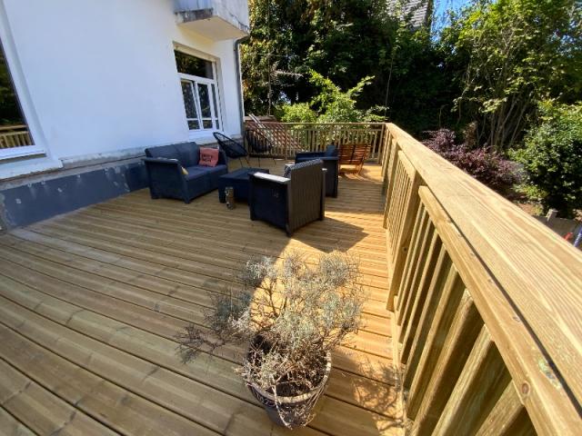 TERRASSE EN BOIS A HESDIGNEUL LES BOULOGNE