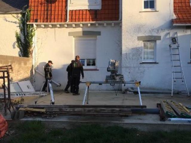 ISOLATION PAR L'EXTERIEUR  D'UNE MAISON A BERCK SUR MER (62600)