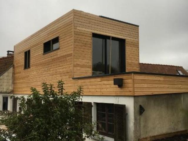 SURELEVATION D'UNE MAISON  EN OSSATURE BOIS A MAINTENAY (62870)