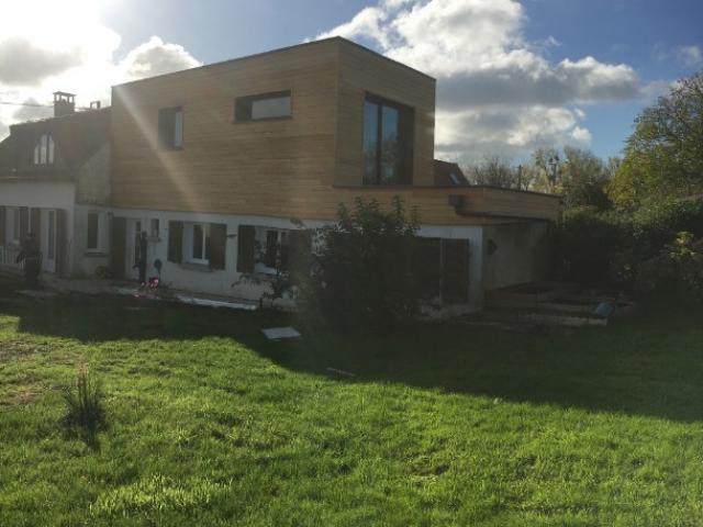 SURELEVATION D'UNE MAISON  EN OSSATURE BOIS A MAINTENAY (62870)
