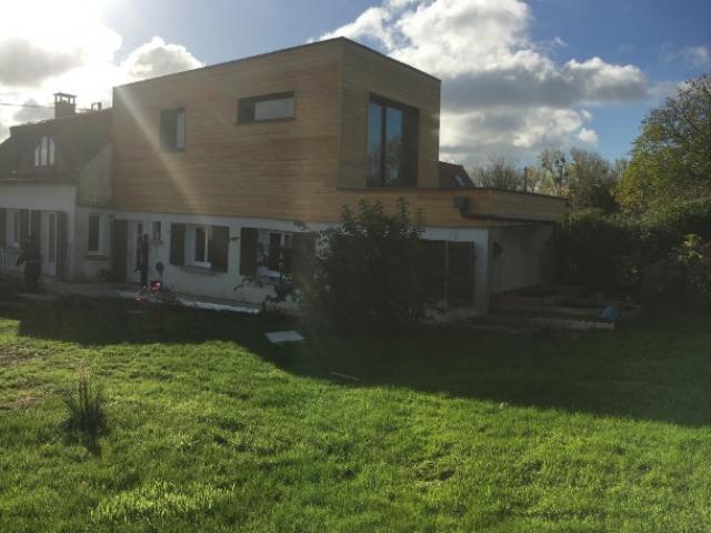 SURELEVATION D'UNE MAISON  EN OSSATURE BOIS A MAINTENAY (62870)