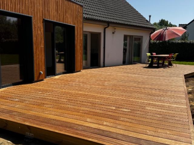 EXTENSION - TERRASSE - TRAVAUX D'INTERIEUR - PARQUET A MERLIMONT